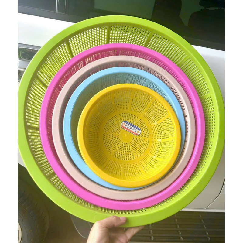 COMBO 5 RỔ NHỰA PHẠM GIA 5 SIZE 25-30-35-40-50cm