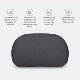 Gối đa tầng memory foam Everon 33*63cm cao 10,5cm