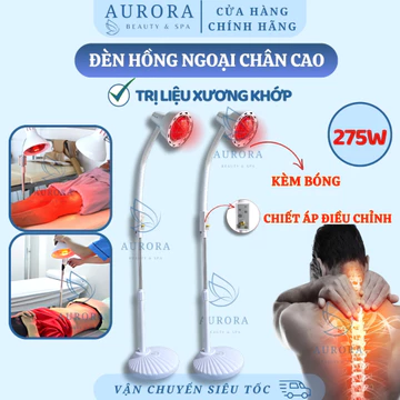 Đèn hồng ngoại chân cao dùng trị liệu xương khớp, tắm trắng, giảm béo | Đèn hồng ngoại dùng trong spa 275W