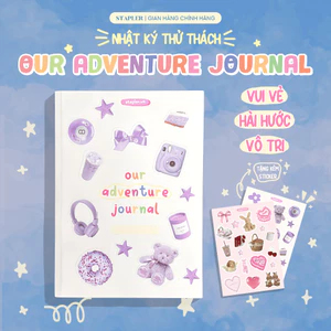 Sổ Tay Thử Thách "OUR ADVENTURE JOURNAL", Nhật Ký Thử Thách Độc Lạ Vô Tri Cùng Bạn Bè, Người Yêu Siêu Vui Nhộn