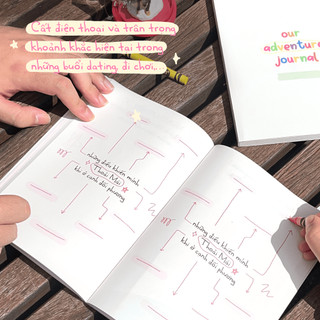 Sổ Tay Thử Thách "OUR ADVENTURE JOURNAL", Nhật Ký Thử Thách Độc Lạ Vô Tri Cùng Bạn Bè, Người Yêu Siêu Vui Nhộn