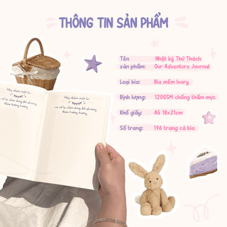 Sổ Tay Thử Thách "OUR ADVENTURE JOURNAL", Nhật Ký Thử Thách Độc Lạ Vô Tri Cùng Bạn Bè, Người Yêu Siêu Vui Nhộn