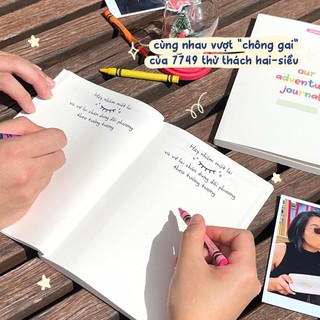 Sổ Tay Thử Thách "OUR ADVENTURE JOURNAL", Nhật Ký Thử Thách Độc Lạ Vô Tri Cùng Bạn Bè, Người Yêu Siêu Vui Nhộn