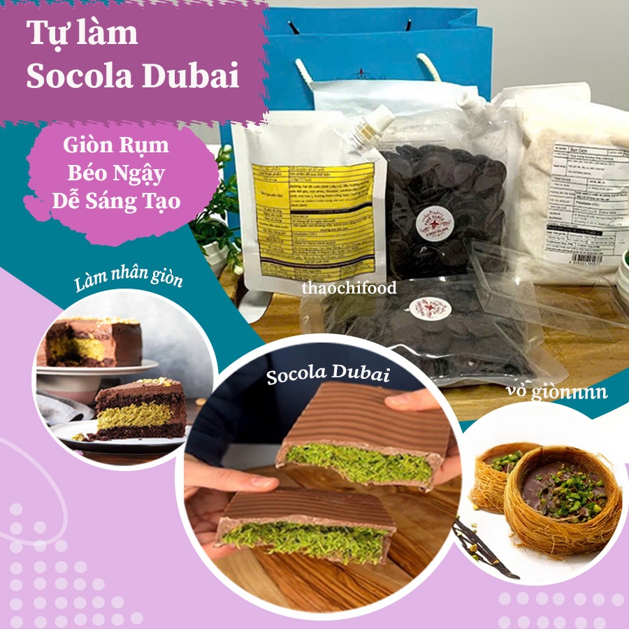 Nguyên liệu socola Dubai