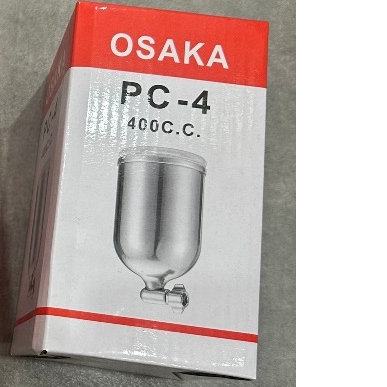 Bình chứa sơn OSAKA PC-4 400cc, bình phun sơn dùng cho súng phun sơn OSAKA F75 (bình 400cc)