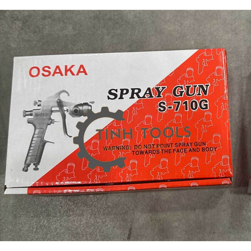 (Không Kèm Bình) Súng Phun Sơn OSAKA F75 và S-710G Chính Hãng | Phun cửa sắt - hàng rào - Phun gỗ