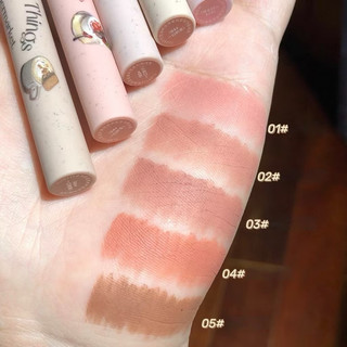 CHÌ MÔI Flortte Lipstick Pen Lip LinerWaterproof Lasting Nude Lips Lipstick