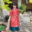 LeNguyen Baby - bộ quần áo dài bé gái, Áo dài Uyển Nhi bé gái mặc tết, chất Gấm và Lụa mềm mại