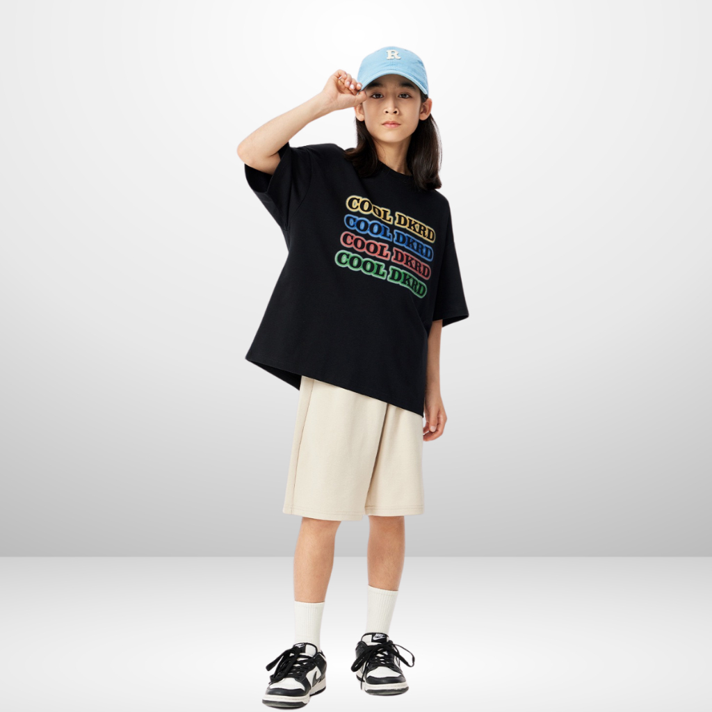 Áo Thun Ngắn Tay Cho Bé Trai, Bé Gái In Hình Năng Động, Cổ Tròn B600 | JJ Kids Fashion