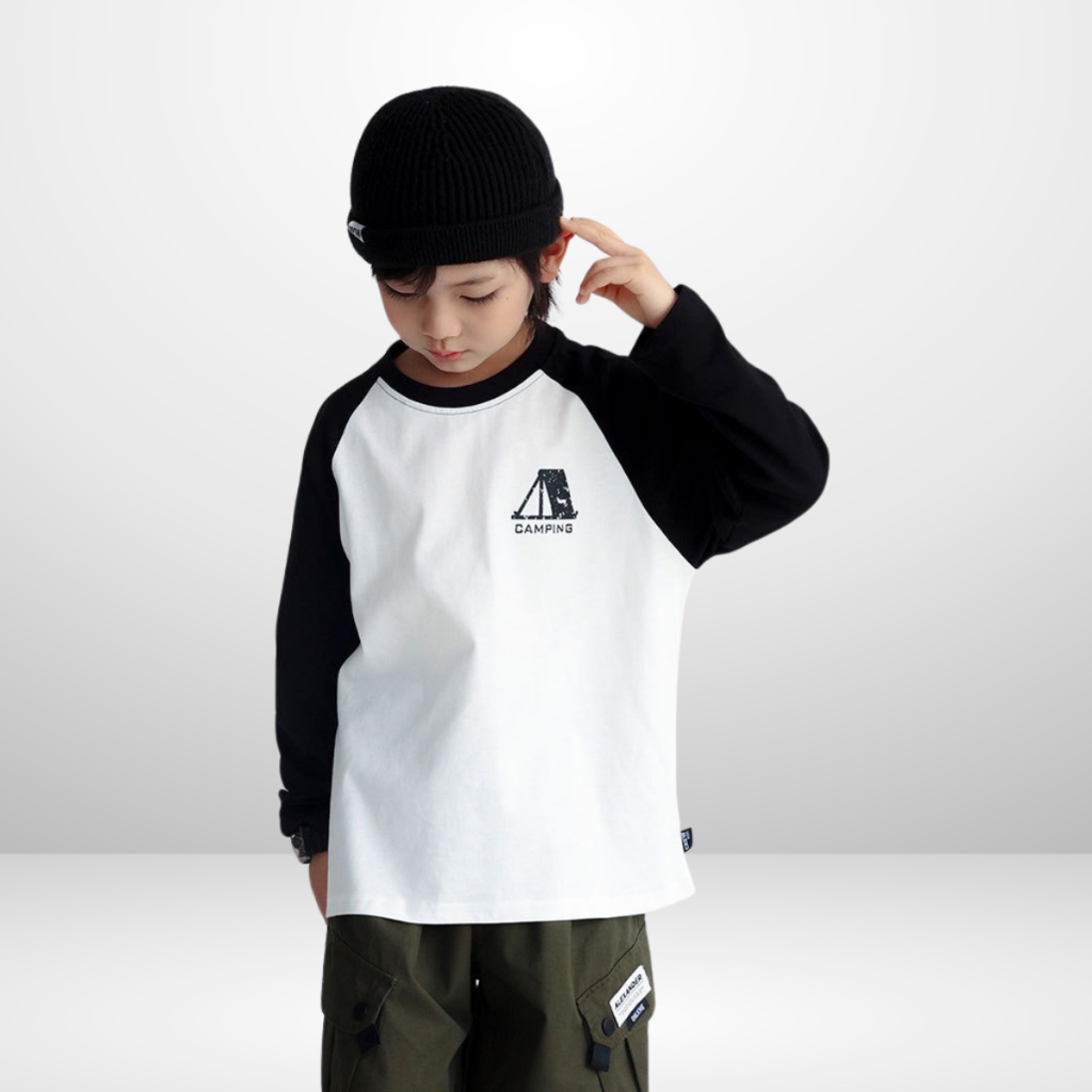 Áo Thun Tay Dài Trẻ Em Cotton 4 Chiều Cho Bé Trai Bé Gái In Hình Thời Trang | JJ Kids Fashion