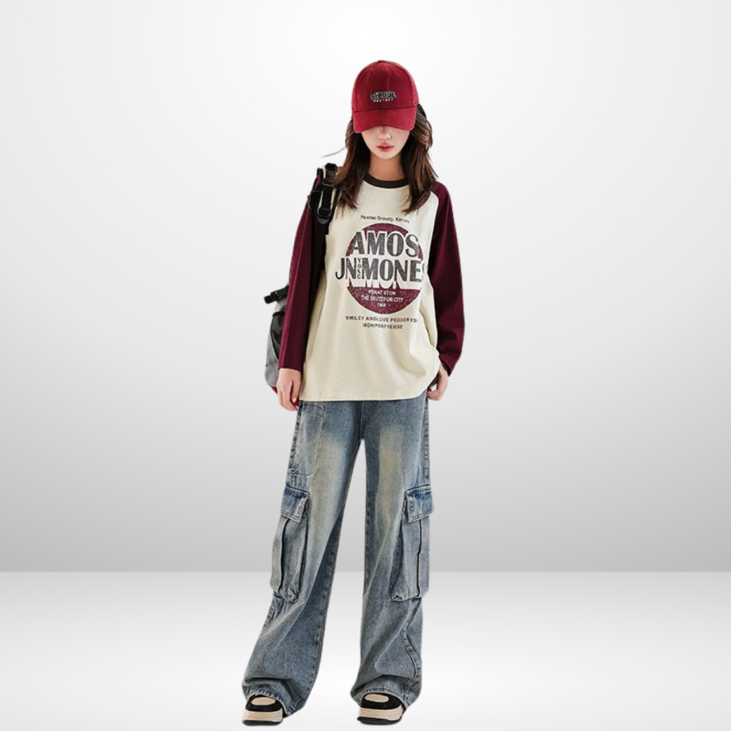 Áo Thun Dài Tay Xuân Thu Cho Bé Trai, Bé Gái In Hình Năng Động, Cổ Tròn B593 | JJ Kids Fashion