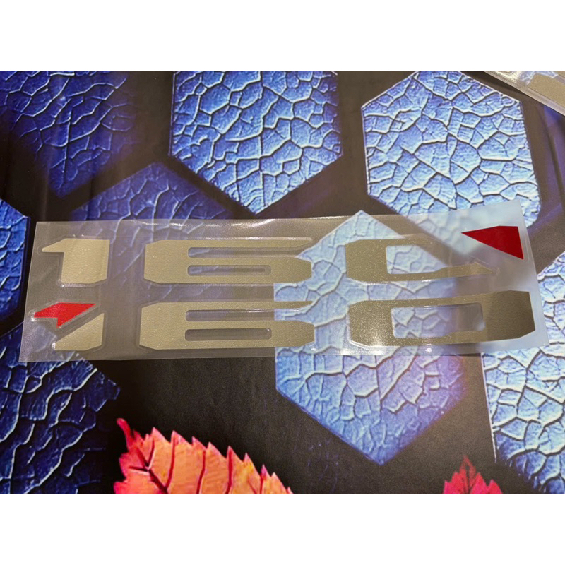 Tem số 125 và 160 xe Airblade xe màu xám Xi Măng, decal cao cấp như Zin