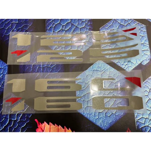 Tem số 125 và 160 xe Airblade xe màu xám Xi Măng, decal cao cấp như Zin