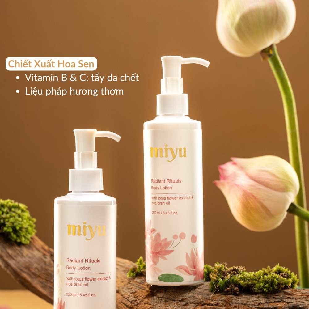 【Dưỡng Ẩm Ngày Đông】MIYU Radiant Rituals Body Lotion Sữa Dưỡng Thể Hoa ...