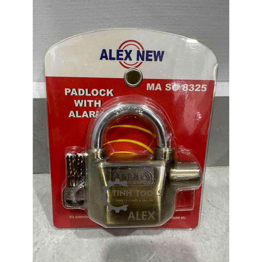 Ổ Khoá ALEX NEW Cảm Biến Âm Thanh Báo Động Chống Trộm ALEX - Khóa hú báo động chống trộm cao cấp