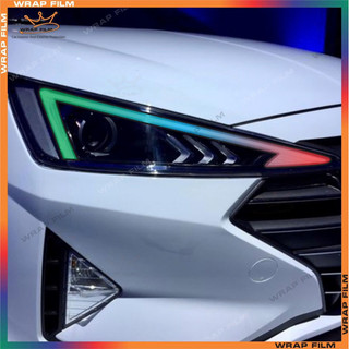 Decal dán đổi màu đèn Elantra 2019-2021