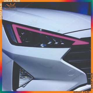 Decal dán đổi màu đèn Elantra 2019-2021