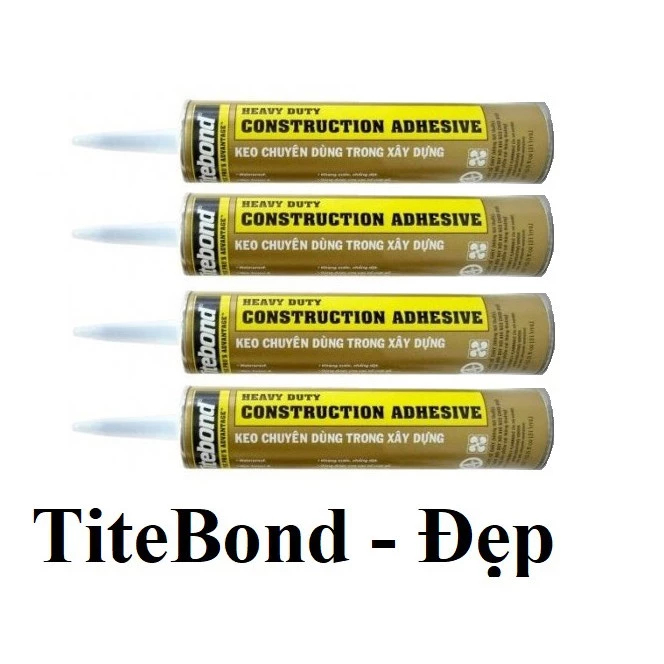 Keo Tibon chính hãng, keo Titebond đa năng dán gỗ, kim loại, vật liệu xây dựng