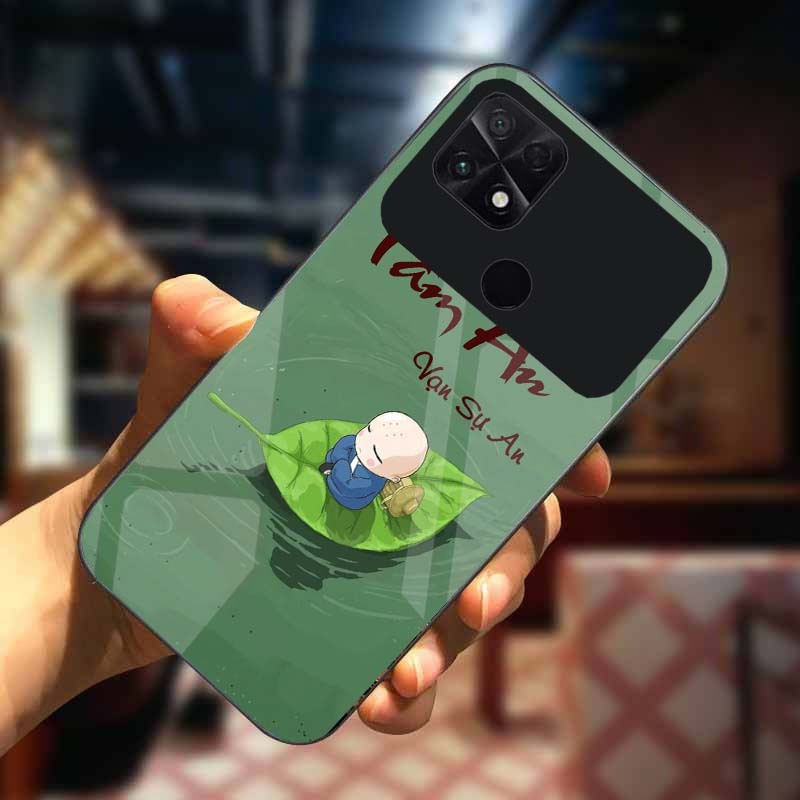 Ốp Lưng XIAOMI POCO C40 Mặt Lưng Kính Cường Lực In 3D Cao Cấp