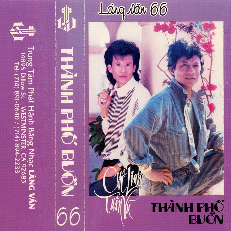 Băng Cassette Chế Linh, Tuấn Vũ - Thành Phố Buồn