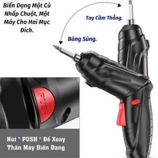 Máy Bắt Vít Cầm Tay Máy Khoan Pin Mini Bắt Vít Đa Năng Gia Dụng Thông Minh MONQI