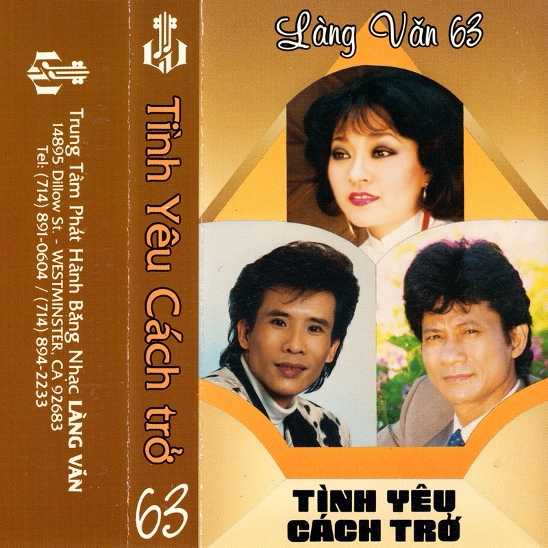 Băng Cassette Tình Yêu Cách Trở - Hương Lan, Chế Linh, Tuấn Vũ