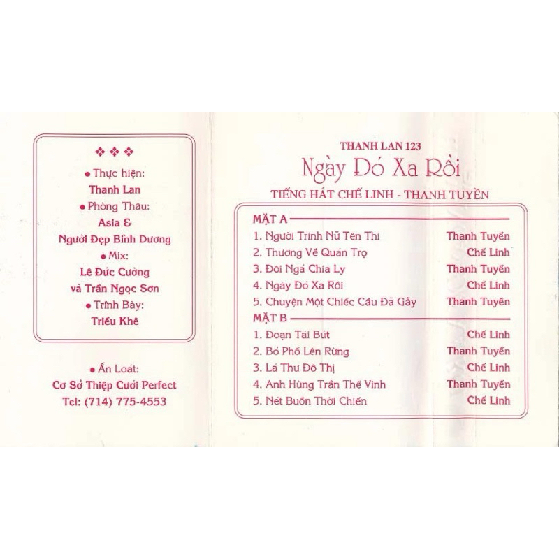 Băng Cassette Ngày Đó Xa Rồi - Chế Linh, Thanh Tuyền