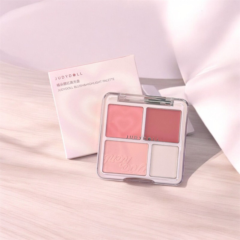 [JUDYDOLL] Phấn Má Hồng Judydoll Kèm Highlight hình trái tim BLUSH & HIGHLIGHT PALETTE 9g