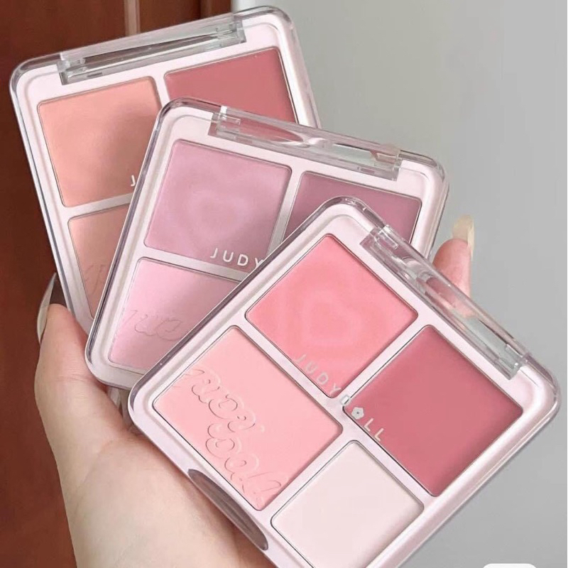 [JUDYDOLL] Phấn Má Hồng Judydoll Kèm Highlight hình trái tim BLUSH & HIGHLIGHT PALETTE 9g