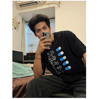Áo thun Stee Cổ tròn ALARM Localbrand ICVCVNI Unisex Menwear Cotton