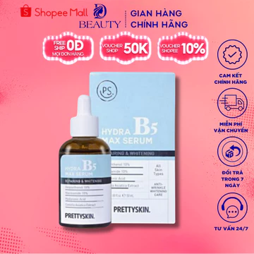 Tinh Chất Phục Hồi Da HYDRA B5 MAX SERUM PRETTYSKIN Hàn Quốc Giúp Dưỡng Trắng Phục Hồi Da 50ml Chính Hãng