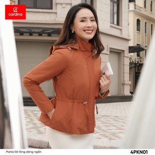 Áo PARKA CARDINA Nữ Vải Gió Lót Lông Cừu Siêu Nhẹ Siêu Mềm Mịn Thiết Kế Cải Tiến Sang Trọng Thời Thượng Đẳng Cấp 4PKN01