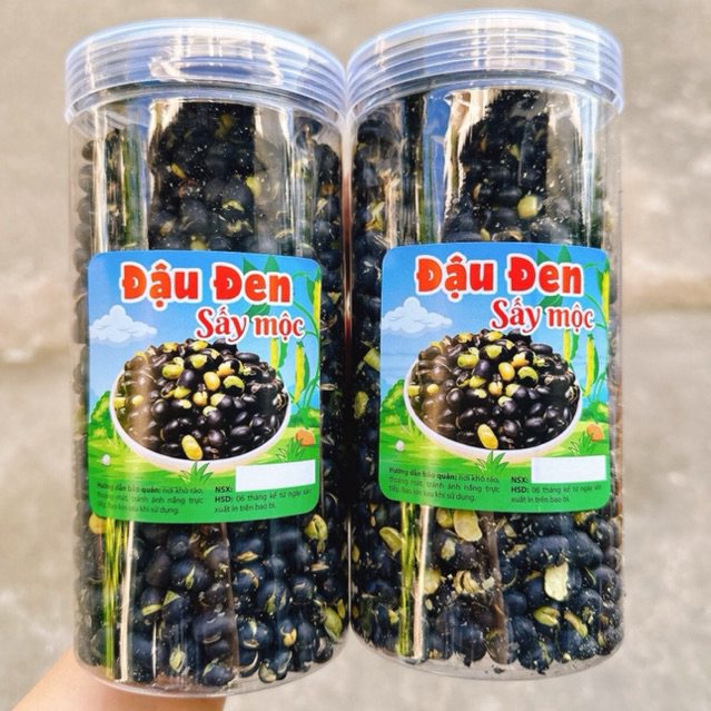 Đậu Đen Xanh Lòng Rang Muối Giòn -1 Hộp 450G, hàng loại 1 nở xốp giòn