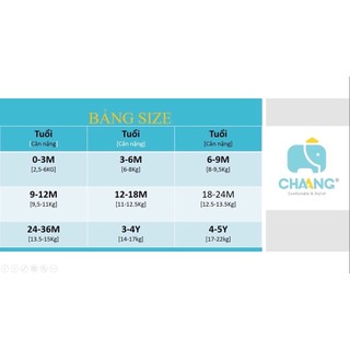 Chaang AW2024 Body dài cúc giữa Lennie cho bé