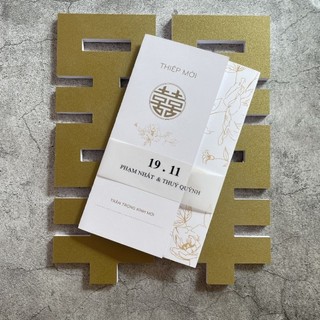 NN.50 Thiệp Cưới VINTAGE, Quý Khách Trao Đổi Trước Với Shop Để Duyệt Thiết Kế Trước Khi Đặt Hàng