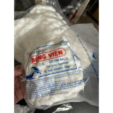 ✅ BÔNG GÒN VIÊN BẢO THẠCH TIỆT TRÙNG GÓI 50GR, BÔNG GÒN Y TẾ DẠNG VIÊN BẢO THẠCH 3cm x 3cm bông viên y tế 50gr bảo thạch