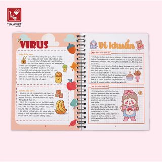 Sổ Giấy Lò Xo Take Note Sinh Học THCS TUANVIET BOOKS cỡ A5 (Phiên Bản Mới Nhất)