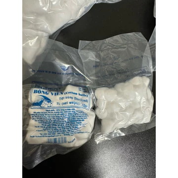 ❤️[Túi 10gr] Bông Viên Nhét Tai/ Bông Viên Bảo Thạch cắt sẵn 10gr 10 gram, Bông Gòn Viên Y Tế Bảo Thạch Thấm Nước 10g