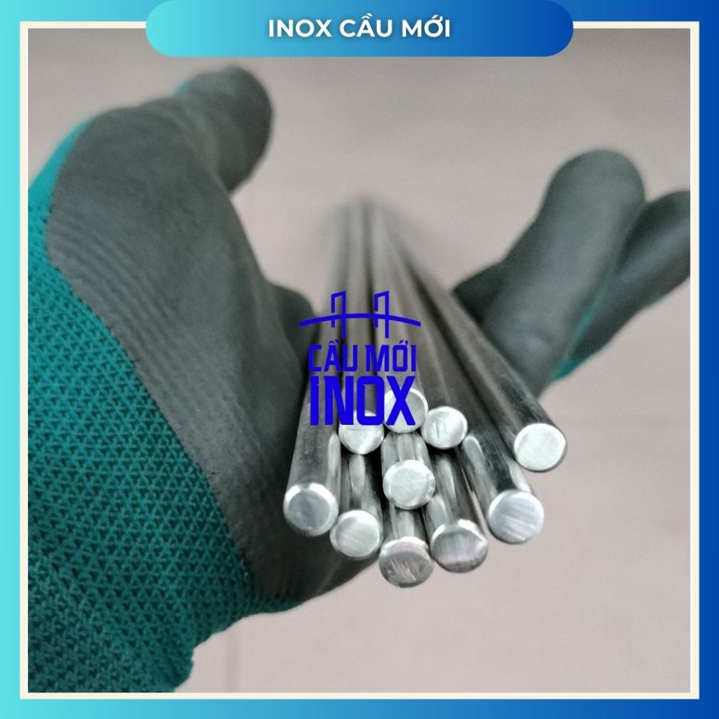 Trục tròn đặc inox 304 phi 5mm, 6mm - chiều dài 1m/1.2m/1.5m