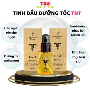 Tinh dầu dưỡng tóc TNT 70ml, Tinh dầu Argan dưỡng tóc mềm mượt phục hồi bổ xung dưỡng chất Chống rụng tóc hiệu quả