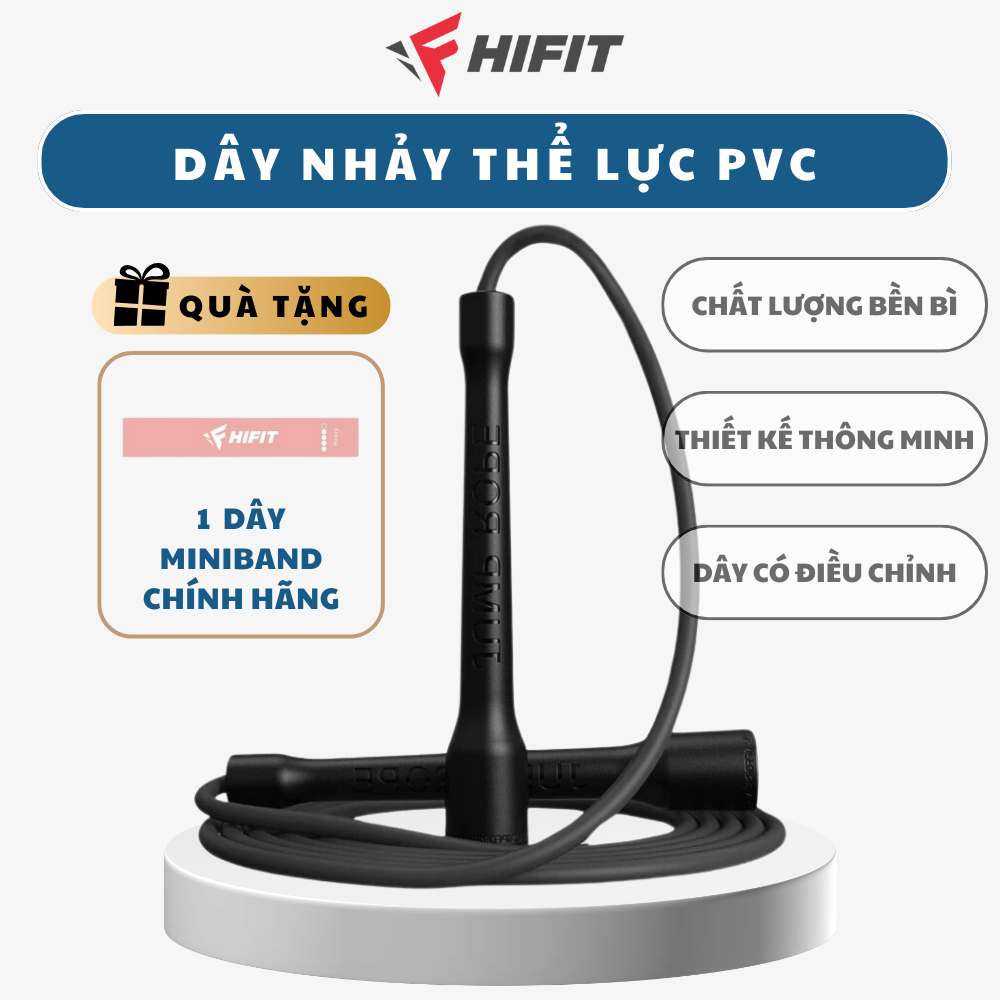 Dây Nhảy Tốc Độ HIFIT, Dây Nhảy Thể Lục Chất Liệu PVC 6mm Cao Cấp, Nhựa ...
