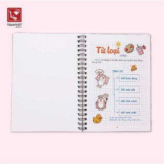Sổ Giấy Lò Xo Take Note Tiếng Việt Lớp 4 TUANVIET BOOKS cỡ A5 (Phiên Bản Mới Nhất)