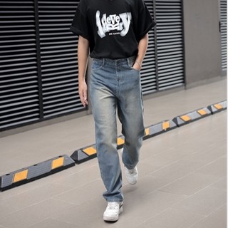 Quần Jean bò baggy nam nữ Xanh RETRO Avocado ống rộng xuông cạp cao nam dáng suông bigsize