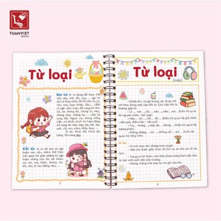 Sổ Giấy Lò Xo Take Note Tiếng Việt Lớp 5 THCS TUANVIET BOOKS cỡ A5 (Phiên Bản Mới Nhất)
