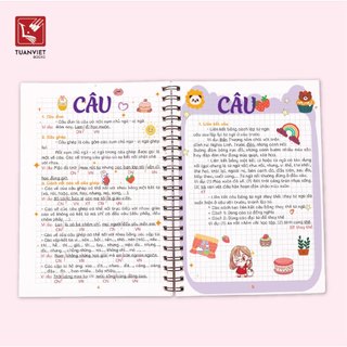 Sổ Giấy Lò Xo Take Note Tiếng Việt Lớp 5 THCS TUANVIET BOOKS cỡ A5 (Phiên Bản Mới Nhất)