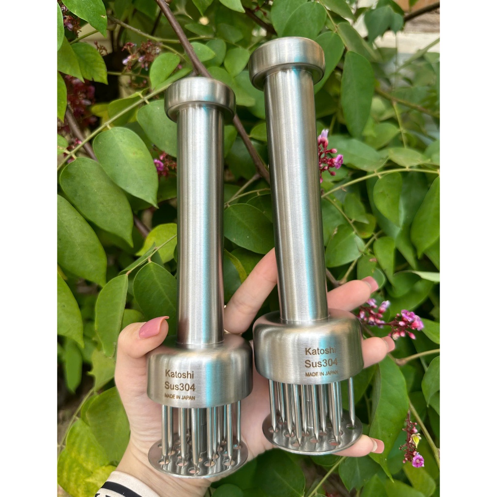 Dụng Cụ Châm Bì, Châm Thịt, Làm Mềm Thịt, Xăm Đâm Bì KATOSHI Inox 304 Chế Biến Lợn Quay Da Giòn, Thịt Nướng, Thịt Rán