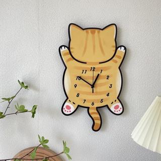 Đồng Hồ Treo Tường Hình Mèo Lười Cute BH04- Đồng Hồ Trang Trí Phòng Khách, Phòng Ngủ, Bàn Làm Việc