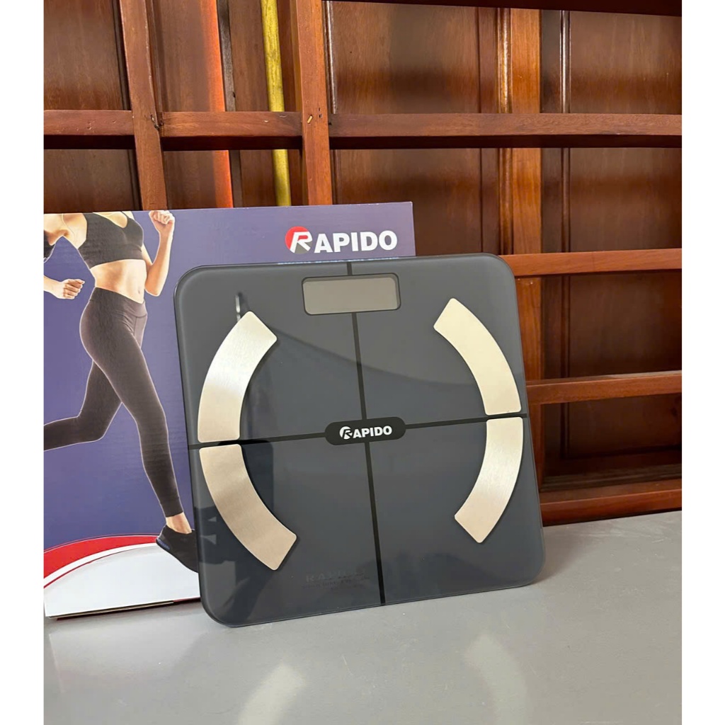 Cân Điện Tử Thông Minh Đo Chỉ Số Sức Khoẻ Rapido RSB-02 Phân Tích Chỉ Số Kết Nối Điện Thoại Qua Bluetooth