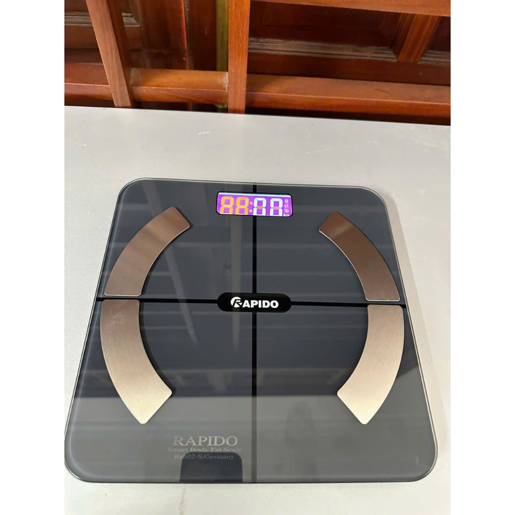 Cân Điện Tử Thông Minh Đo Chỉ Số Sức Khoẻ Rapido RSB-02 Phân Tích Chỉ Số Kết Nối Điện Thoại Qua Bluetooth