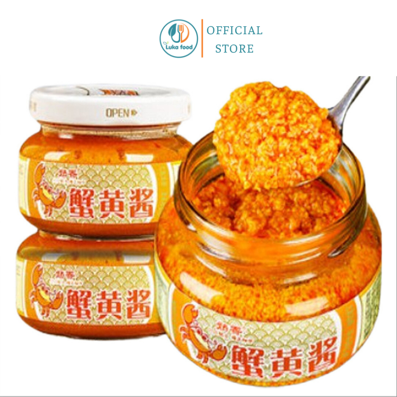 Xốt Cua Gạch Gu Xiang Cao Cấp 102g - Gạch Cua Béo Ngậy, Sốt Chấm Hải Sản, Trộn Cơm, Nấu Bún Đậm Đà Vị Biển Thượng Hạng